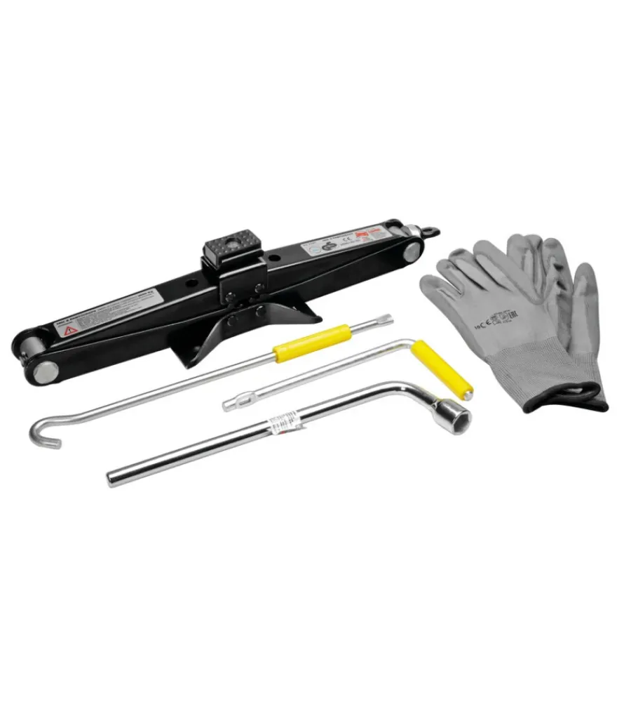 Online Kit ruotino di scorta - 125/80 16 acciaio con cric e chiave svita bulloni - 76157 Pneumatici