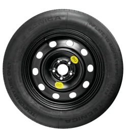 Online Kit ruotino di scorta - 125/80 16 acciaio con cric e chiave svita bulloni - 76157 Pneumatici