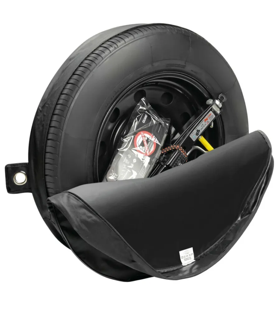 New Kit ruotino di scorta - 145/90 16 acciaio con cric e chiave svita bulloni - 76138 Pneumatici