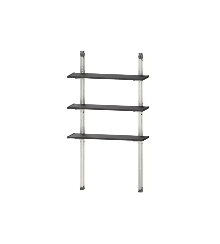 Casette Da Giardino-Keter Kit scaffalatura per casette "shelving kit 100" in metallo 97x30 cm