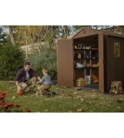 Casette Da Giardino-Keter Kit scaffalatura per casette