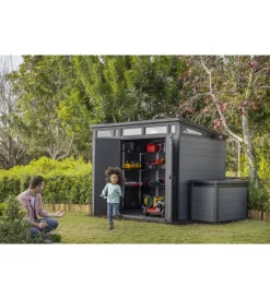 Casette Da Giardino-Keter Kit scaffalatura per casette