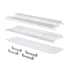 Accessori Cucina- Kit scolapiatti inox per pensile da 90 cm