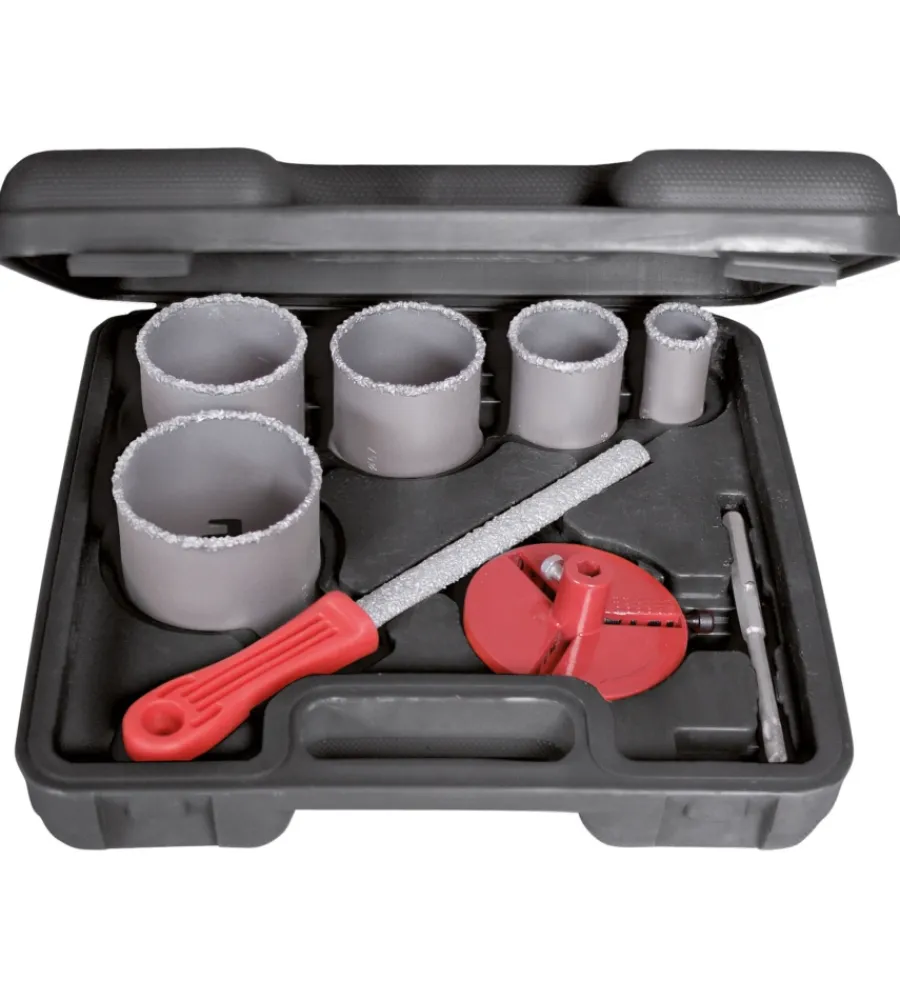 Valex Accessori Per Seghe E Seghetti|Kit seghe a tazza in acciaio 9 pezzi