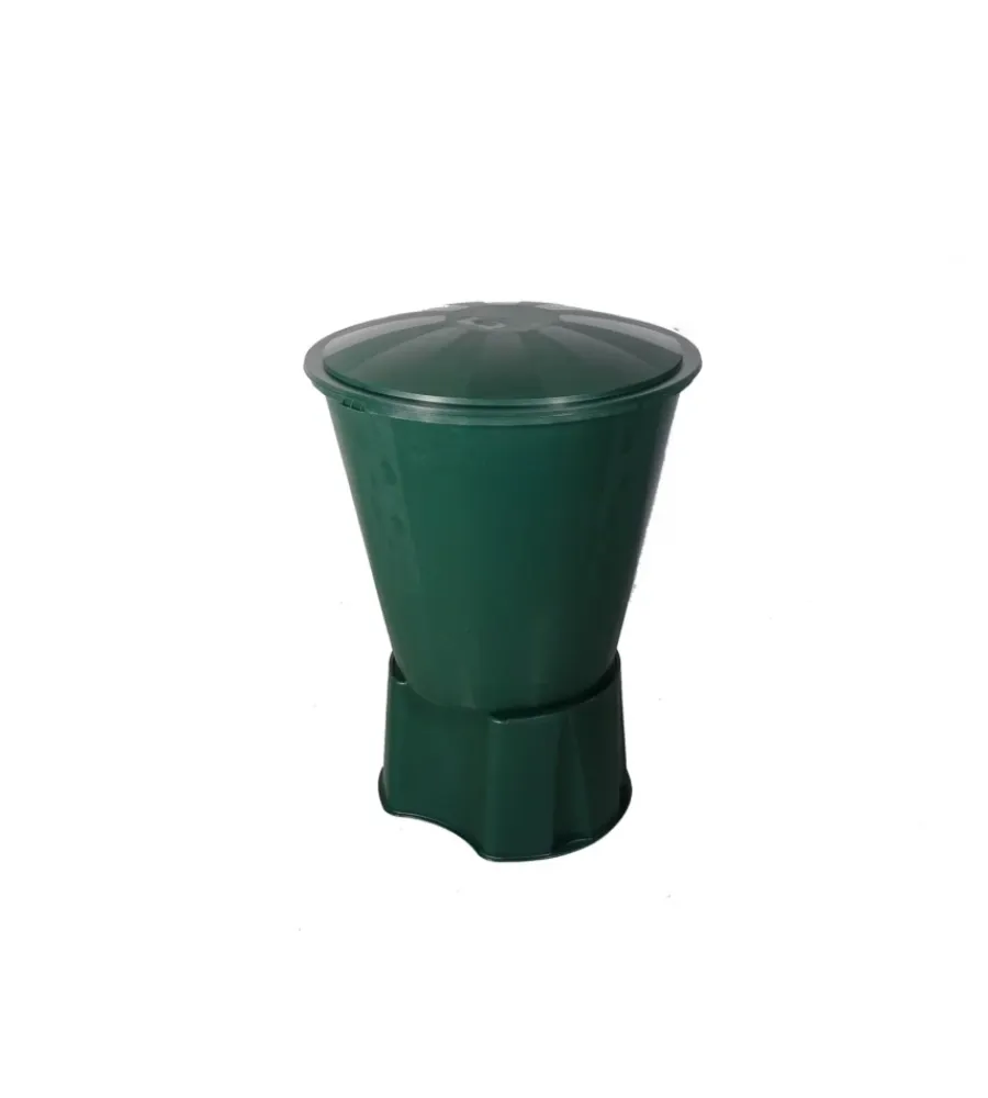 Irrigazione- Kit serbatoio per raccolta acqua piovana verde 210 l