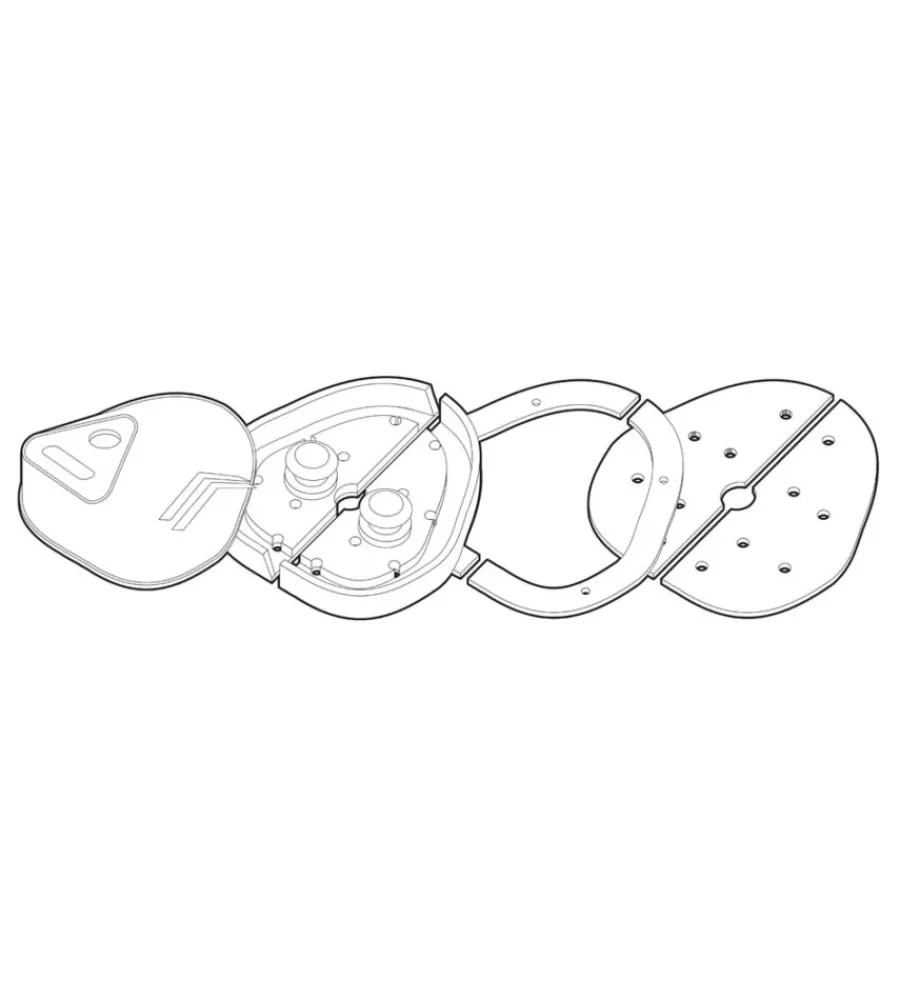 Discount Kit serratura aggiuntiva per porte veicoli commerciali "vigilant" - 65411 Garage E Manutenzione