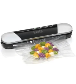 Conservazione Alimenti|Kit sottovuoto laica "pz20100" con macchina da 9 l/min e sacchi