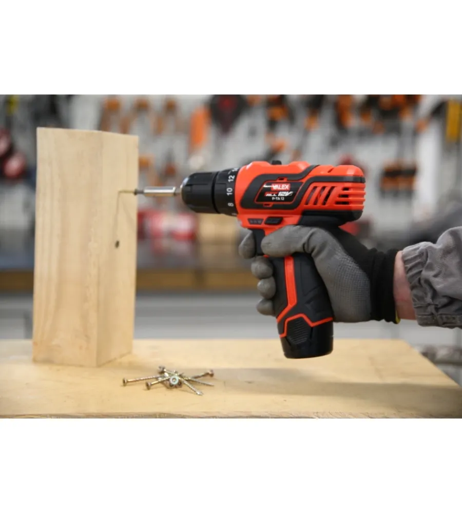 Trapani E Avvitatori-Valex Kit trapano avvitatore e sega a gattuccio 12v -