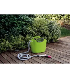 Hot Kit tubo auto estensibile "aquapop" verde 15 m Irrigazione