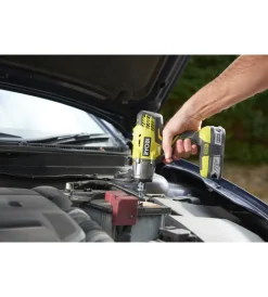 Trapani E Avvitatori-Ryobi Kit valigetta avvitatore ad impulsi a batteria "r18iw3-120s" 18v 2ah e caricabatterie