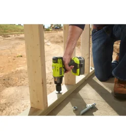 Trapani E Avvitatori-Ryobi Kit valigetta avvitatore ad impulsi a batteria 