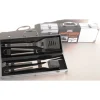 Best Kit valigetta con 4 attrezzi per barbecue in acciaio Barbecue