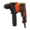 Trapani E Avvitatori-Black+Decker Kit valigetta trapano a percussione elettrico "beh710k" 710 w