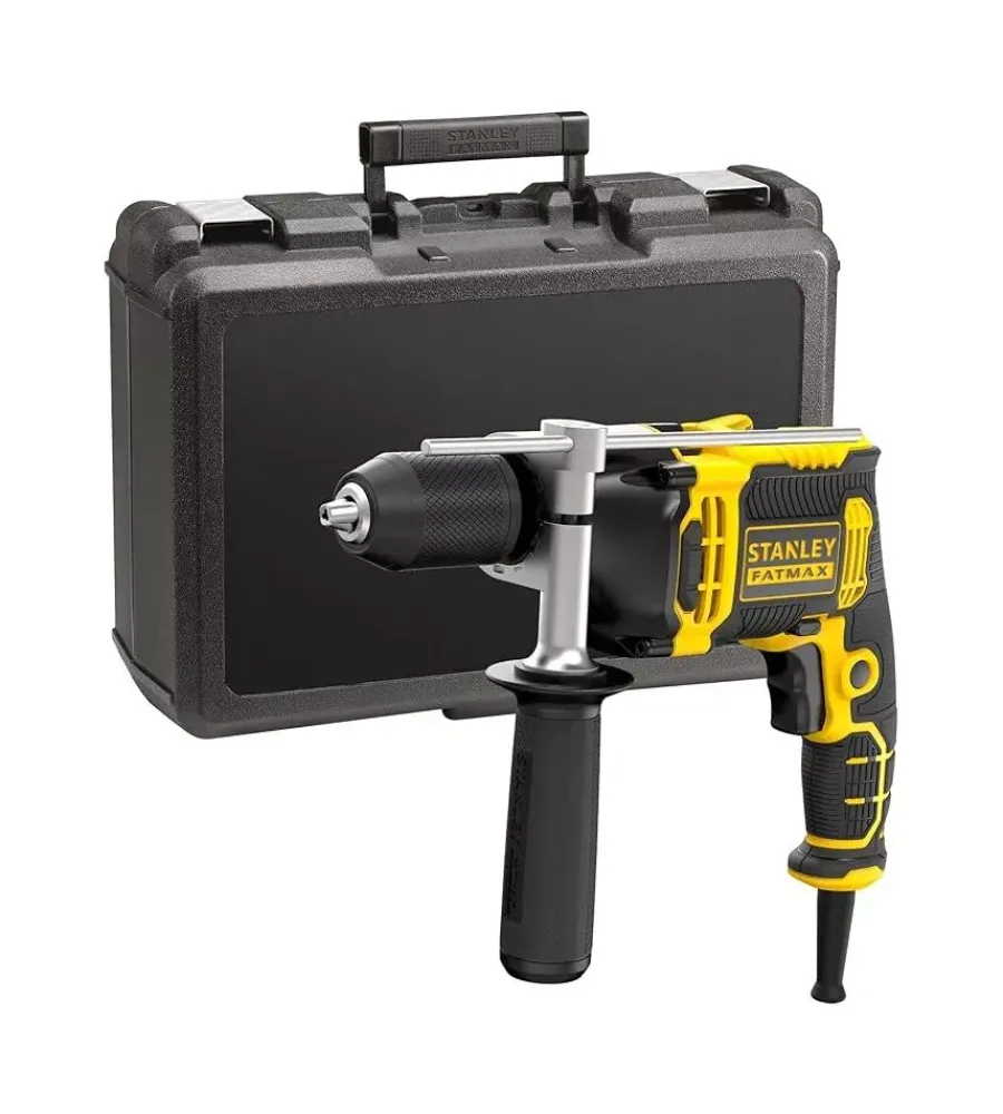Stanley Fatmax Trapani E Avvitatori|Kit valigetta trapano a percussione elettrico "fmeh750k-qs" 750 w