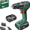 Bosch Trapani E Avvitatori|Kit valigetta trapano a percussione a batteria "universal impact" caricabatterie e 2 batterie 18v 2ah