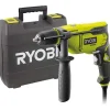 Trapani E Avvitatori-Ryobi Kit valigetta trapano a percussione elettrico "rpd680-k" 680 w