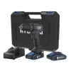 New Kit valigetta trapano a percussione a batteria 50 nm 2 batterie 20v 2ah e caricabatterie - cod. 25874 Trapani E Avvitatori