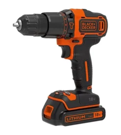 Trapani E Avvitatori-Black+Decker Kit valigetta trapano avvitatore a batteria 