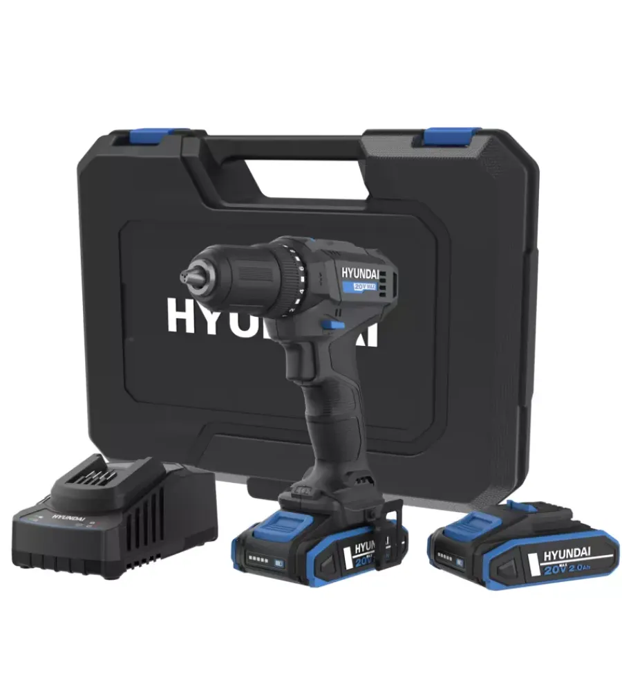 Online Kit valigetta trapano avvitatore a batteria 40 nm 2 x 20v 2ah e caricabatterie - cod. 25871 Trapani E Avvitatori