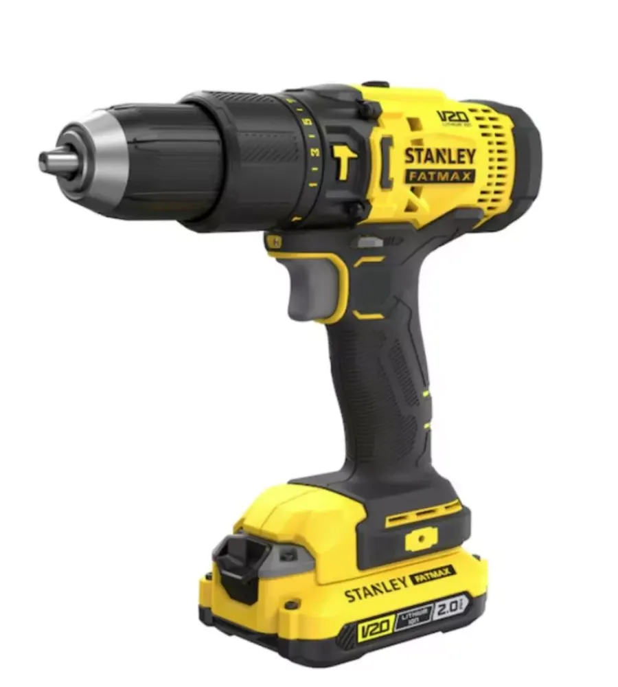 Stanley Fatmax Trapani E Avvitatori|Kit valigetta trapano avvitatore a percussione a batteria "sfmcd711d22-qw" 2 batterie 18v 2ah