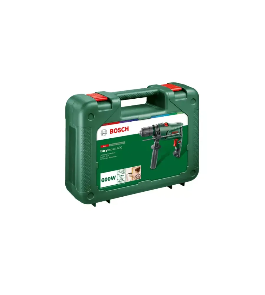 Bosch Trapani E Avvitatori|Kit valigetta trapano battente elettrico "easy impact" 600 w