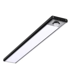 Best Lampada a led da armadio ricaricabile con sensore pir nera, 3000k Illuminazione Per Interno
