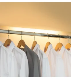 Illuminazione Per Interno|Lampada a led da armadio ricaricabile con sensore pir argento, 3000k