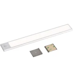 Illuminazione Per Interno|Lampada a led da armadio ricaricabile con sensore pir argento, 3000k