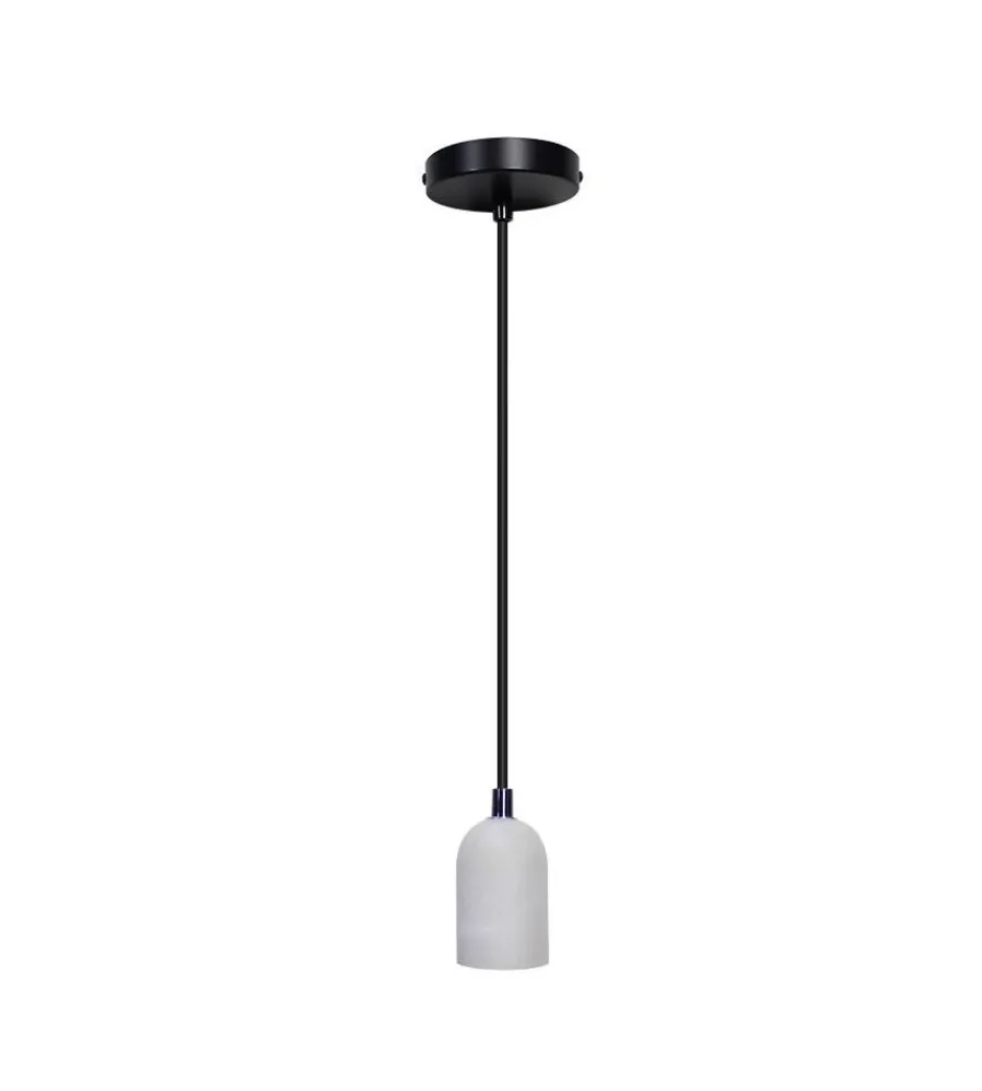 Illuminazione Per Interno- Lampada a sospensione cemento grigio 1,5 mt, e27