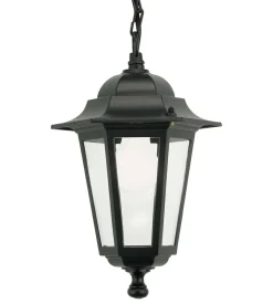 Illuminazione Per Esterno- Lampada a sospensione "kayak " nera, e27