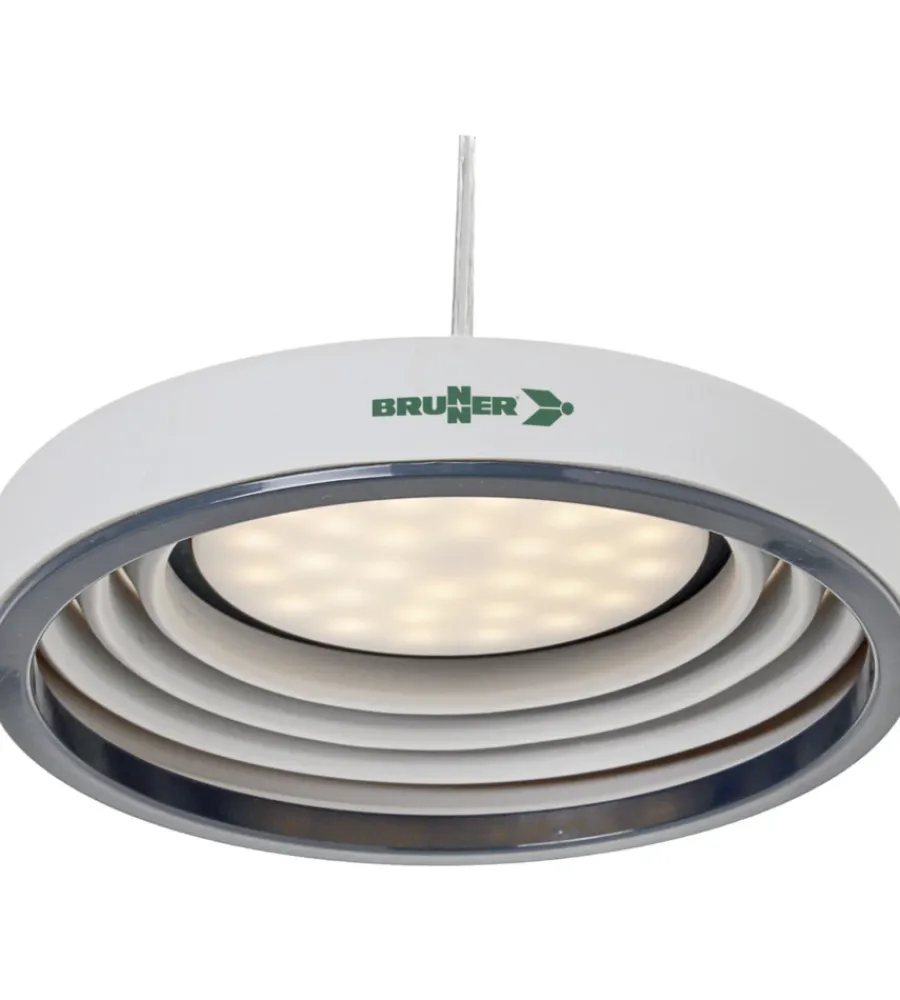 Brunner Campeggio|Lampada a sospensione led fold-away da campeggio "syrma led" grigio 520 lumen