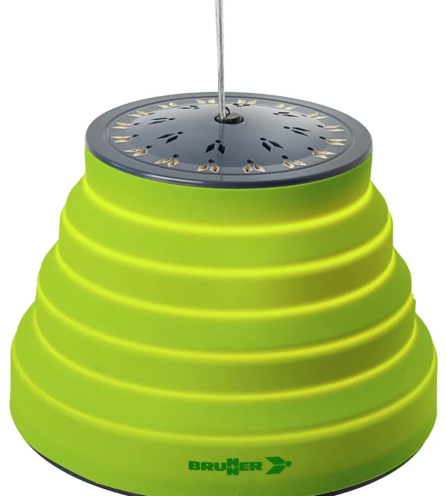 Clearance Lampada a sospensione led fold-away da campeggio "syrma led" verde 520 lumen Campeggio