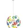 Illuminazione Per Interno- Lampada a sospensione "letterine", ø41 cm