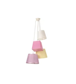 Lampada a sospensione "ninetta" multicolor, e14 Illuminazione Per Interno