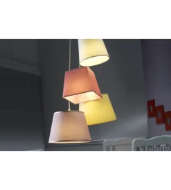 Lampada a sospensione "ninetta" multicolor, e14 Illuminazione Per Interno