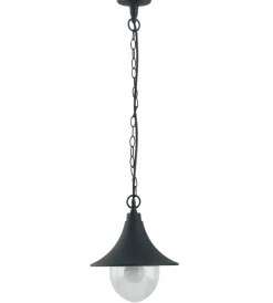 Lampada a sospensione "pavia" nera 26 cm, 1xe27 Illuminazione Per Esterno