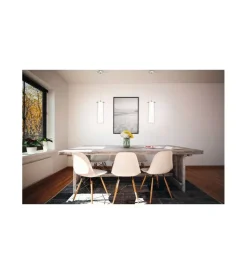 Discount Lampada a sospensione "pinto" in vetro, e27 Illuminazione Per Interno