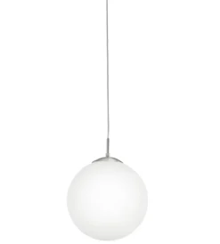 Eglo Illuminazione Per Interno|Lampada a sospensione "rondo" in vetro, e27.