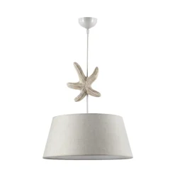 Illuminazione Per Interno-Onli Lampada a sospensione "stellina" legno e metallo, e27