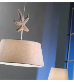 Illuminazione Per Interno-Onli Lampada a sospensione "stellina" legno e metallo, e27