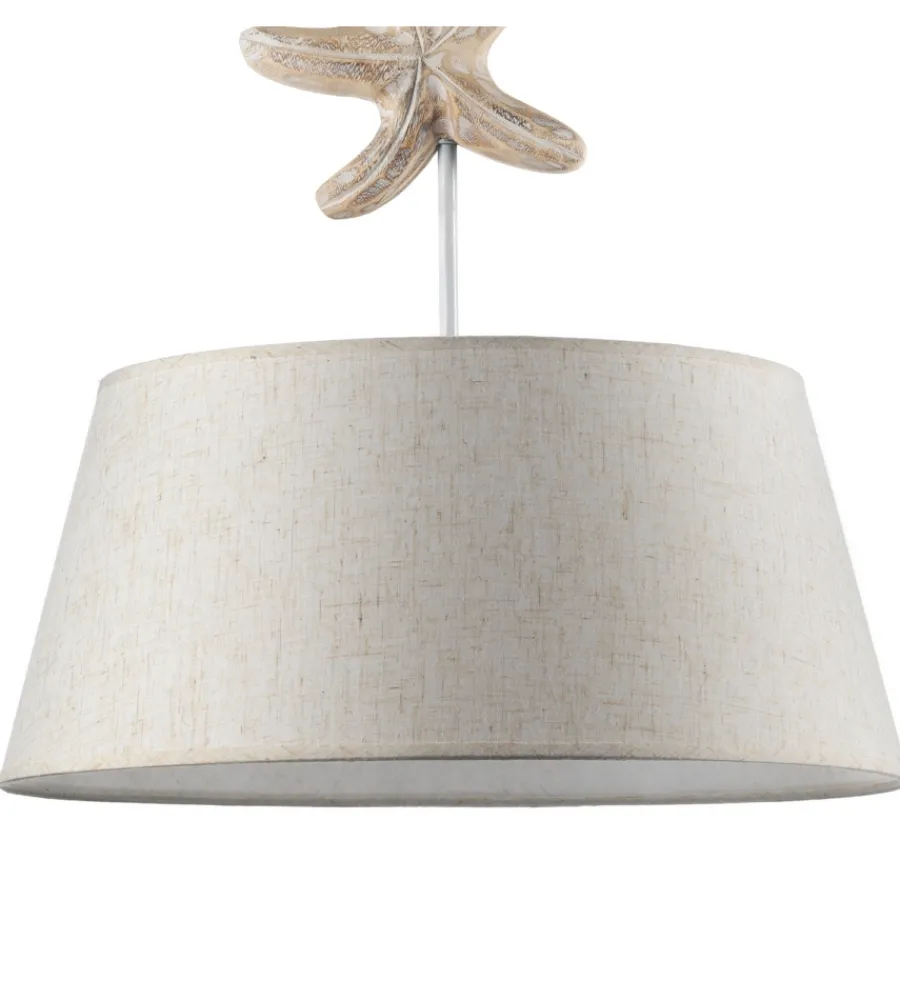 Illuminazione Per Interno-Onli Lampada a sospensione "stellina" legno e metallo, e27