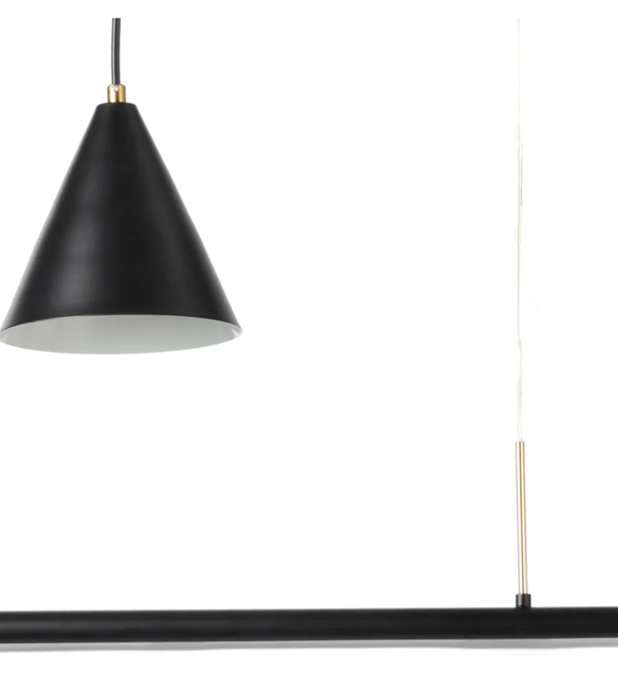 Illuminazione Per Interno-Onli Lampada a sospensione "taka" con led e 2 luci, 4000k e14