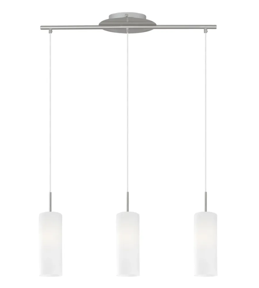 Illuminazione Per Interno-Eglo Lampada a sospensione "troy3" in vetro, e27