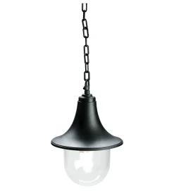 Illuminazione Per Esterno- Lampada a sospensione "zoe" nera, e27