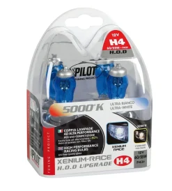 Elettrico- Lampada alogena xenium race 12v - h4 - 60/55w - p43t - 2 pz  - scatola plast  58178
