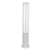 Illuminazione Per Esterno- Lampada da esterno colore bianco con altezza 80 cm, 10 w 4000 k