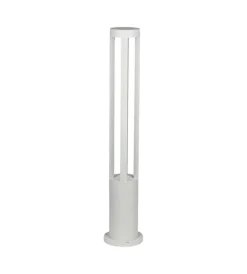 Illuminazione Per Esterno- Lampada da esterno colore bianco con altezza 80 cm, 10 w 4000 k