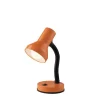 Illuminazione Per Interno- Lampada da scrivania in metallo arancione, 60w