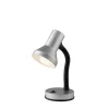 Illuminazione Per Interno- Lampada da scrivania in metallo argento, 60w