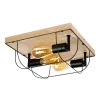 New Lampada da soffitto "pescatore" 3 luci, e27 Illuminazione Per Interno